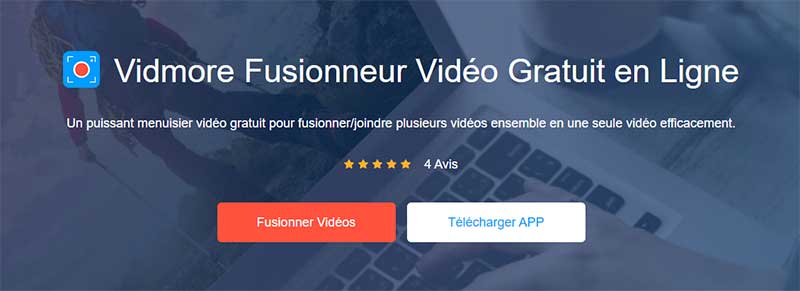 Vidmore Fusionneur Vidéo Gratuit en Ligne