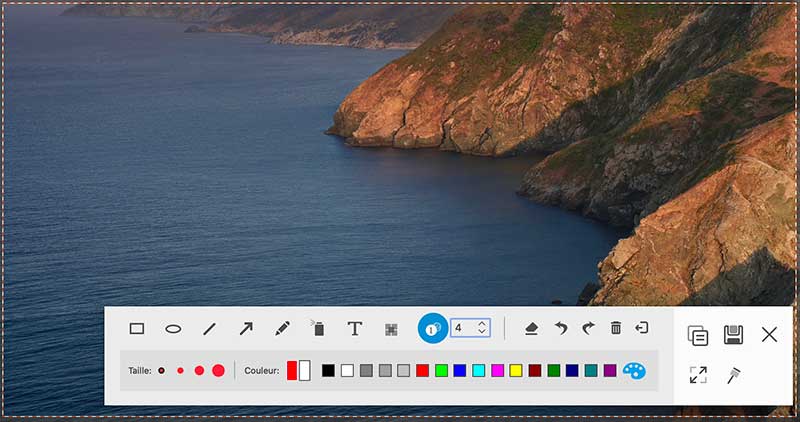 Modifier une capture d'écran sur Mac