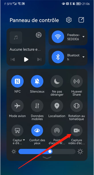 Activer la Capture vidéo d'écran sur Android