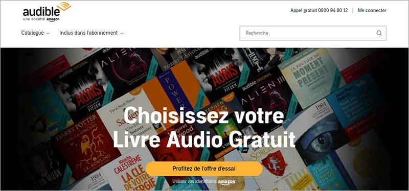 Télécharger les livres audio avec Audible.fr