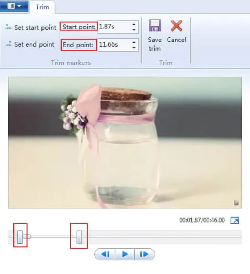 Couper la vidéo Windows Movie Maker