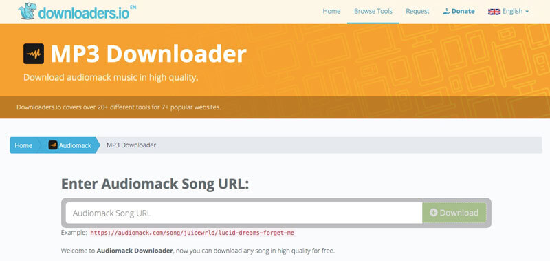 Télécharger Audiomack avec Downloaders.io