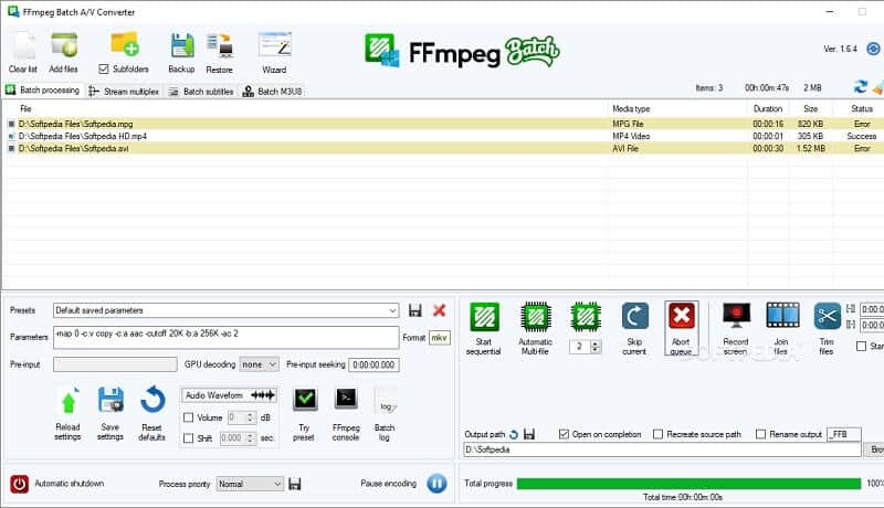 Convertisseur audio FFMPEG