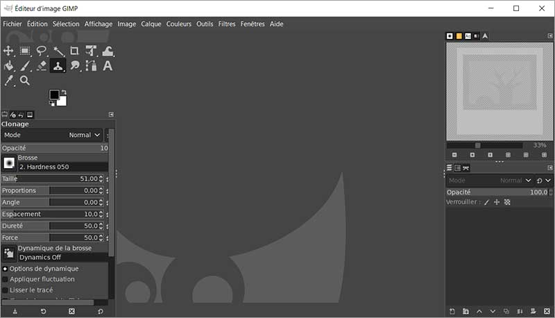 Le logiciel GIMP