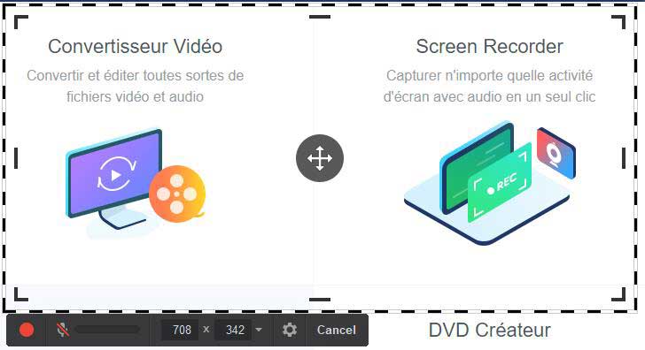 L'interface d'iSpring Screen Recorder