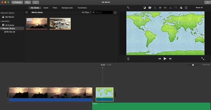 Logiciel de montage vidéo : iMovie