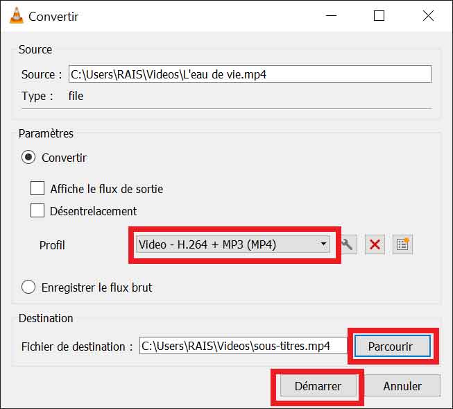 Convertir YouTube en WAV avec VLC