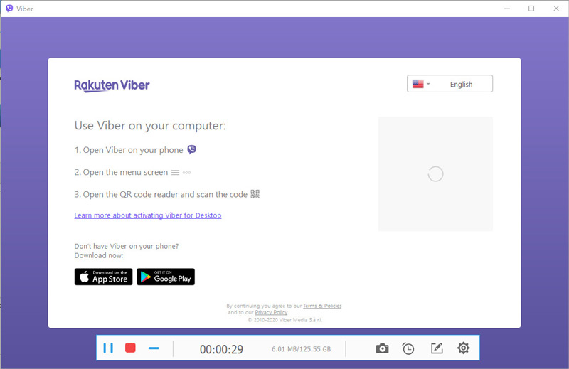 Enregistrer un appel vidéo Viber