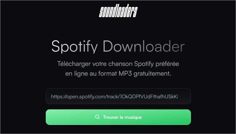 Convertir Spotify en MP3 avec Soundloaders Spotify Downloader