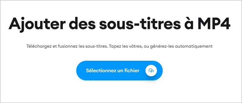 Importer la vidéo MP4 dans VEED.IO