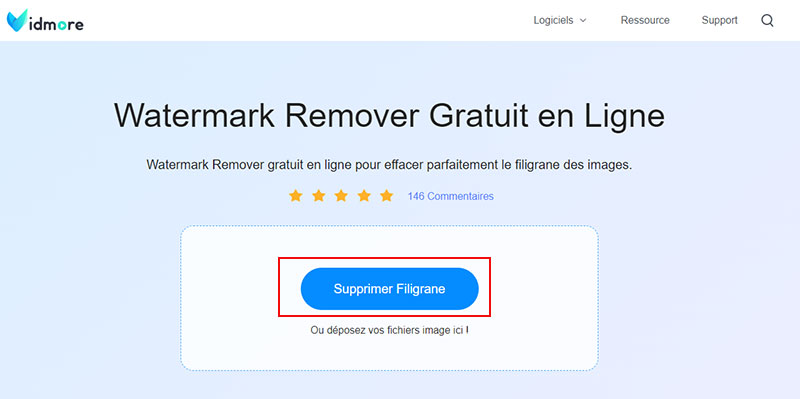 Vidmore Watermark Remover Gratuit en Ligne